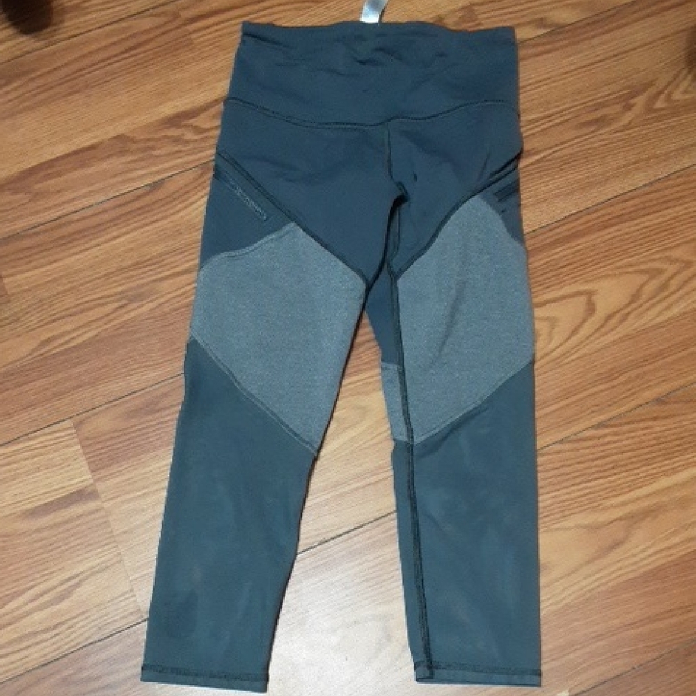 Ivivva Gray‎ Girl's 12 Leggings With Mesh